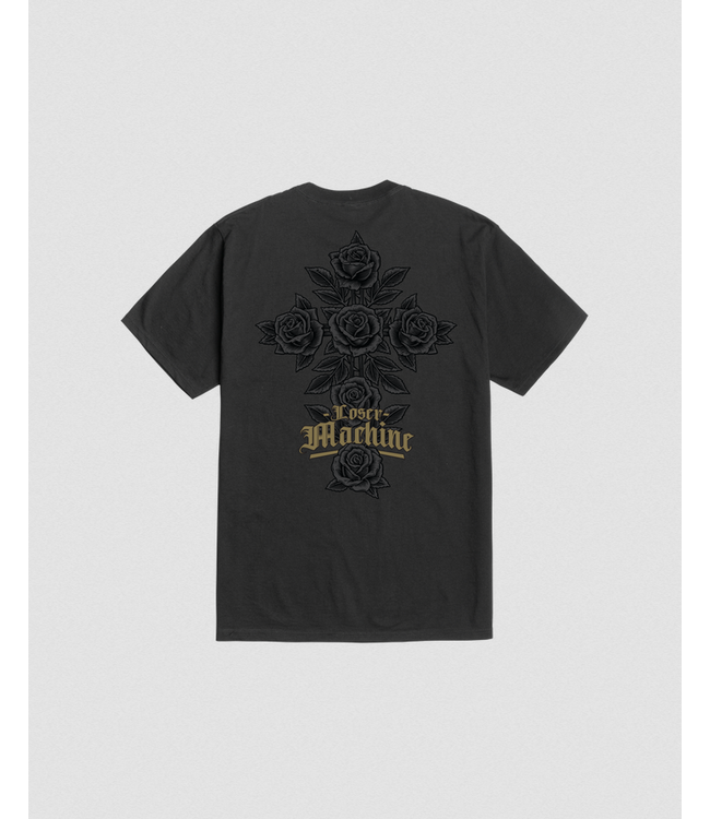 LOSER MACHINE LOSER MACHINE - ROSE BUSH TEE (BLACK)