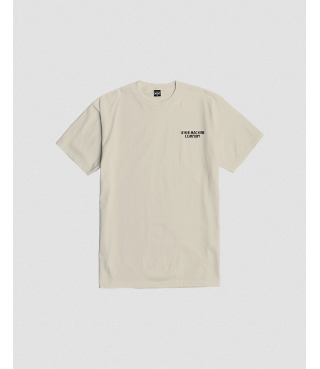 LOSER MACHINE LOSER MACHINE - FRIENDS & ENEMIES TEE (CREAM)