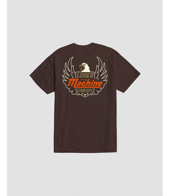 LOSER MACHINE LOSER MACHINE - FREE FOR ALL TEE (JAVA BROWN)
