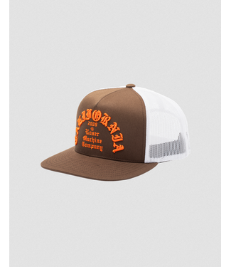 LOSER MACHINE LOSER MACHINE - FANATIC TRUCKER CAP (BROWN/ WHITE)