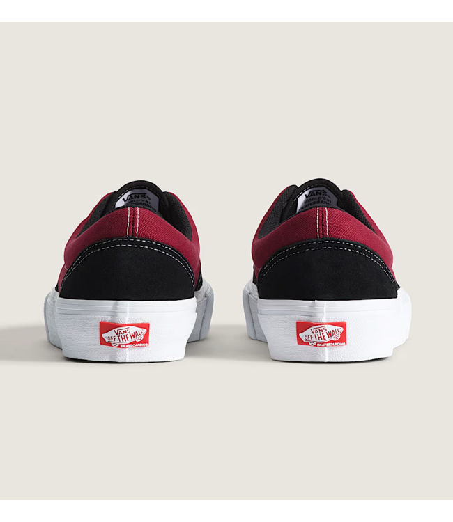 VANS VANS - SKATE ERA (BLACK/ DARK RED)