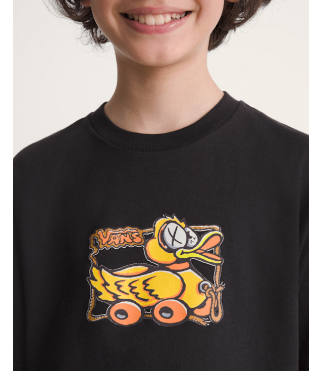 VANS VANS - ROLLING FOWL KID TEE (BLACK)