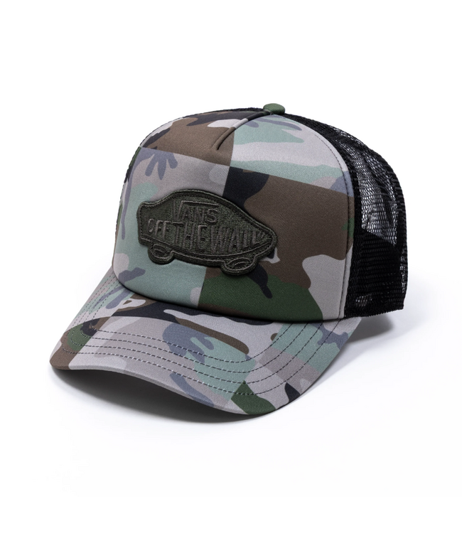 VANS VANS - CLASSIC PATCH CURVED BILL TRUCKER CAP (ALUMINUM)