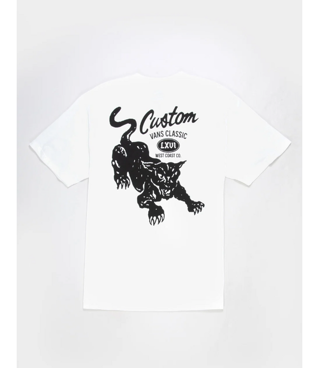 VANS VANS - CUSTOM CAT TEE (WHITE)