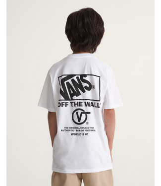VANS VANS - STACKED HI KID TEE (WHITE)