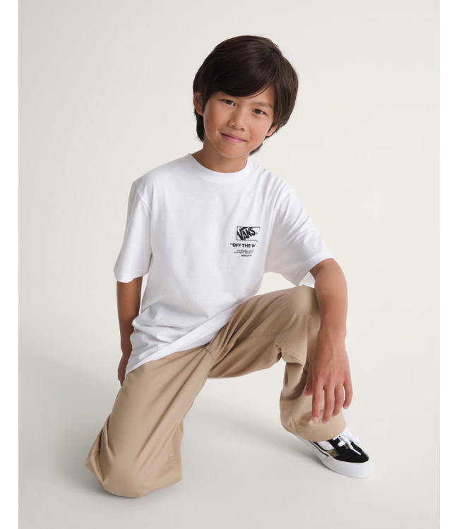 VANS VANS - STACKED HI KID TEE (WHITE)