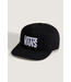 VANS VANS - STRETCH LOGO SNAPBACK CAP (BLACK)