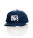 VANS VANS - STRETCH LOGO SNAPBACK CAP (DRESS BLUE)