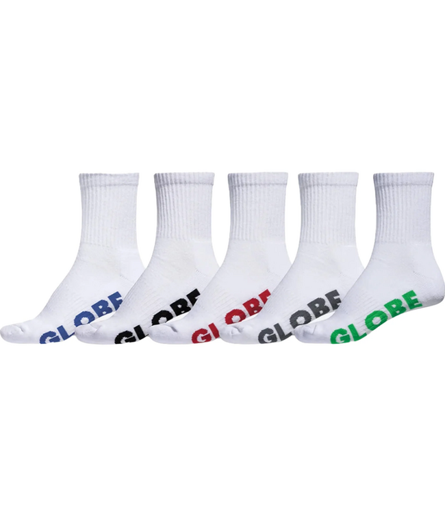 GLOBE GLOBE - STEALTH CREW SOCK 5 PACK
