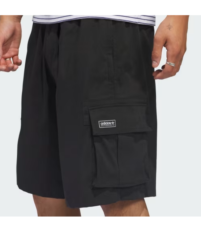 ADIDAS ADIDAS - SKATEBOARDING CARGO SHORT (BLACK)
