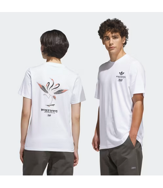 ADIDAS ADIDAS - TEMPLE OF SKATE CRANE TEE (WHITE)