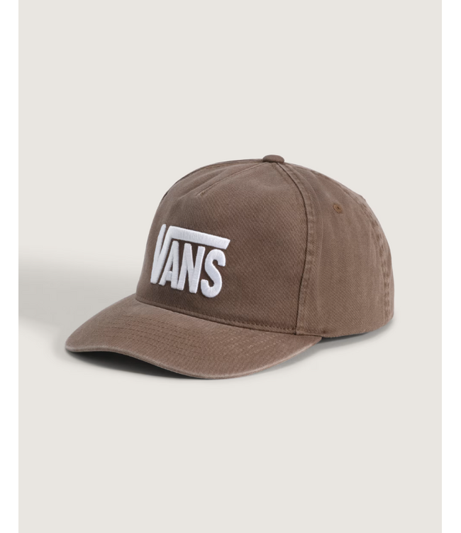 VANS VANS - STRETCH LOGO SNAPBACK CAP (VINTAGE COCOA)