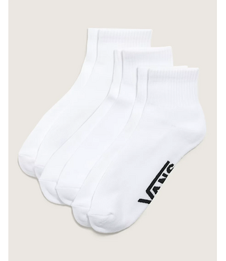 VANS VANS - CLASSIC QUARTER CREW SOCK 3 PACK (WHITE)