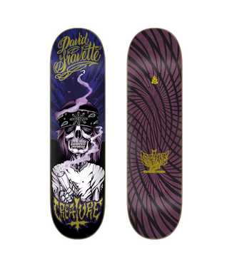 CREATURE SANTA CRUZ - GRAVETTE HIPPIE SKULL 20TH 8.3'' DECK