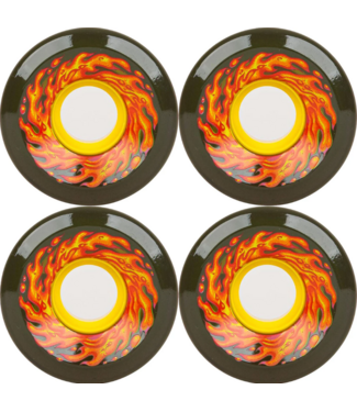 SLIME BALLS SLIME BALLS - FLAME MINI OG SLIME TRANS BLACK 78A 54.5MM