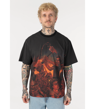 CREATURE CREATURE - CANNIBAL CORPSE RINGER O/S TOP (BLACK)