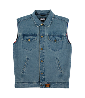 CREATURE CREATURE- CANNIBAL CORPSE DENIM VEST (LIGHT DENIM)
