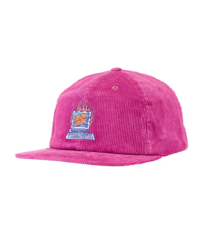 SANTA CRUZ SANTA CRUZ - SELF DESTRUCT SNAPBACK CAP (WINE)