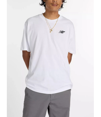 NEW BALANCE NEW BALANCE NUMERIC - SMALL LOGO TEE (WHITE)