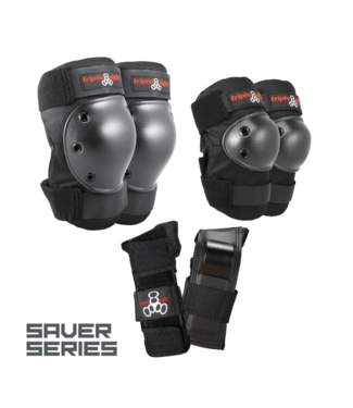 TRIPLE 8 TRIPLE 8 - SAVER PAD 3 PACK (BLACK)