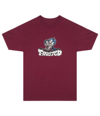 FROSTED FROSTED - DUO GRAPHIC TEE (BURGUNDY)