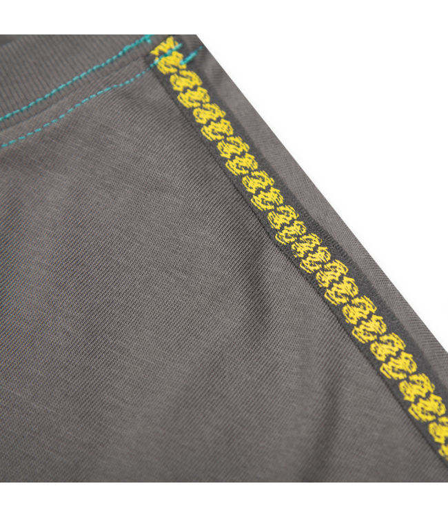 FROSTED FROSTED - STRIPED TEE (CHARCOAL)