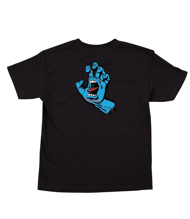 SANTA CRUZ SANTA CRUZ - SCREAMING HAND KID TEE (BLACK)