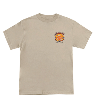 SANTA CRUZ SANTA CRUZ - FORGING DOT TEE (SAND)
