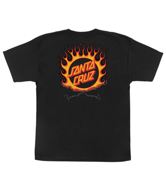 SANTA CRUZ SANTA CRUZ - FORGING DOT KID TEE (BLACK)