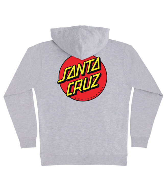 SANTA CRUZ SANTA CRUZ - CLASSIC DOT KID HOODIE (GREY HEATHER)