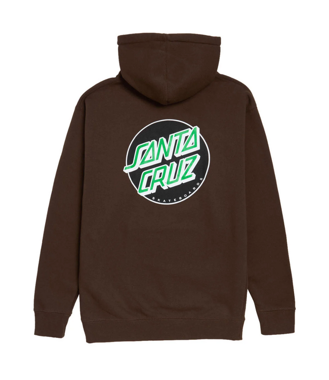 SANTA CRUZ SANTA CRUZ - OTHER DOT HOODIE (BROWN/ GREEN)