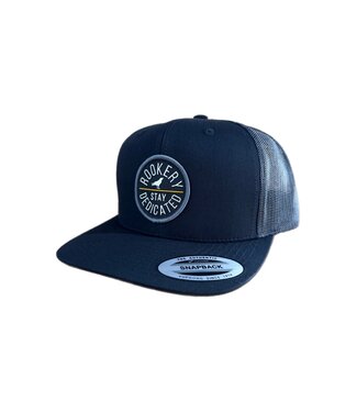ROOKERY ROOKERY - CIRCLE 2 SNAPBACK TRUCKER CAP (NOIR)