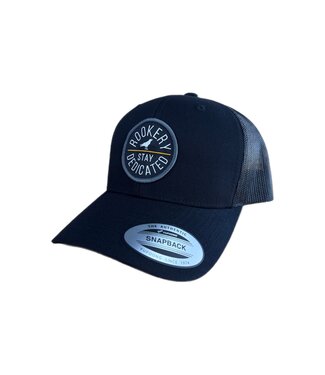 ROOKERY ROOKERY - CIRCLE 2 TRUCKER CAP (BLACK)