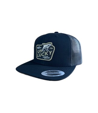 ROOKERY ROOKERY - UNLUCKY 2 SNAPBACK TRUCKER CAP (NOIR)