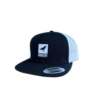 ROOKERY ROOKERY - CORPO SNAPBACK TRUCKER CAP (NOIR/BLANC)