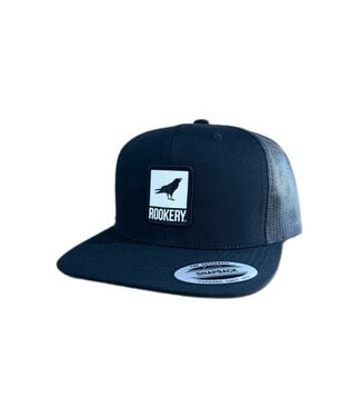 ROOKERY ROOKERY - CORPO SNAPBACK TRUCKER CAP (NOIR)