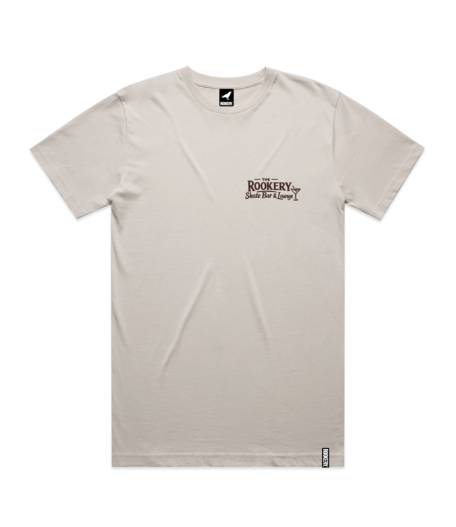 ROOKERY ROOKERY - SKATE LOUNGE T-SHIRT (STONE)