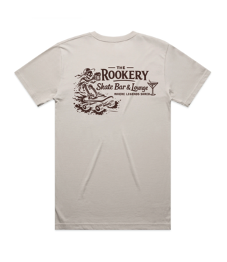 ROOKERY ROOKERY - SKATE LOUNGE T-SHIRT (STONE)