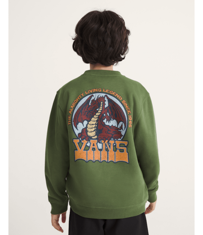 VANS VANS - LIVING LEGEND KID CREWNECK (GREEN BALSAM)