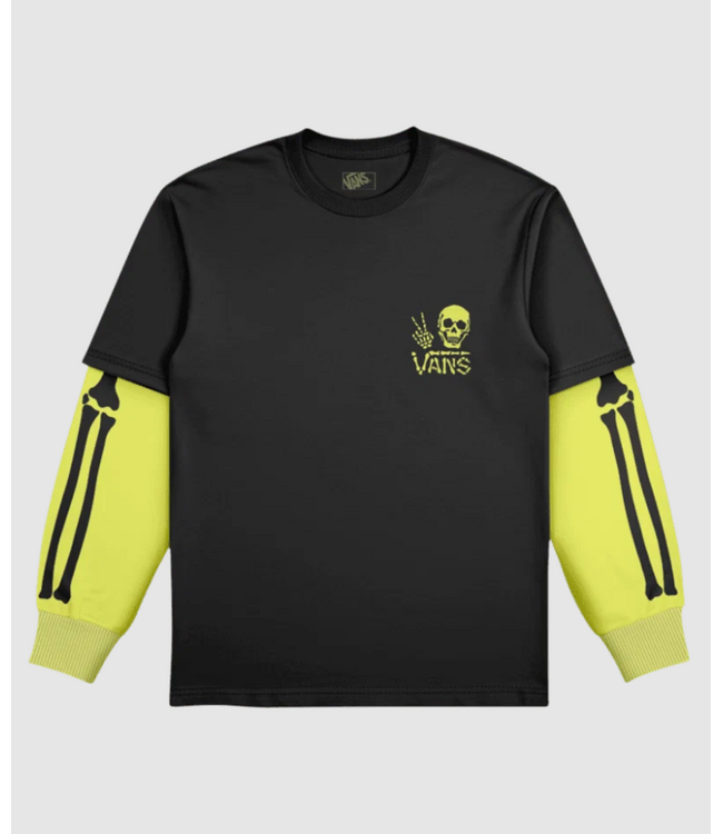 VANS VANS - ARM BONES KID TWOFER TEE (BLACK)