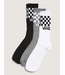 VANS VANS - CLASSIC CHECK CREW SOCKS 3 PACK (CHECKERBOARD BLACK/ WHITE)
