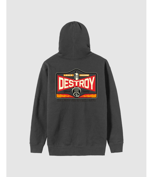 LOSER MACHINE LOSER MACHINE - HOT SPARK HOODIE (ASPHALT)