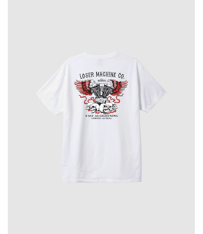 LOSER MACHINE LOSER MACHINE - NO EASY WAY OUT TEE (WHITE)