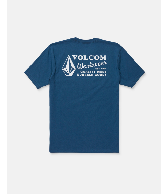 VOLCOM VOLCOM - WORKWEAR TEE (LIGHT NAVY)