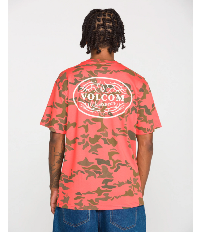 VOLCOM VOLCOM - SAFETY WORKWEAR TEE (TANGERINE)