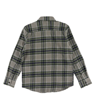 VOLCOM VOLCOM - CADEN PLAID KID SHIRT (PEWTER)