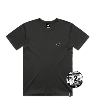 ROOKERY ROOKERY - PETIT ÉCUSSON T-SHIRT -2"  (COAL)