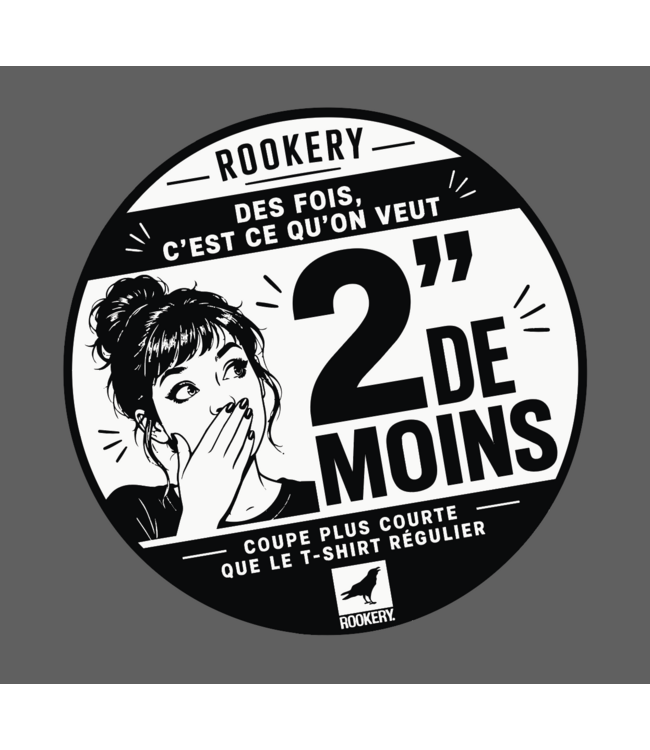 ROOKERY ROOKERY - PETIT ÉCUSSON T-SHIRT -2"  (WHITE)