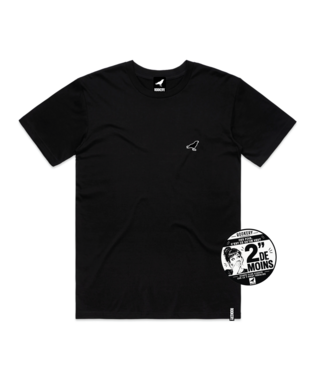 ROOKERY ROOKERY - PETIT ÉCUSSON T-SHIRT -2" (NOIR)