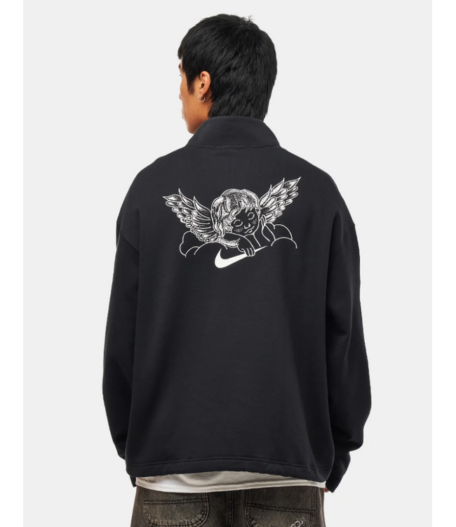 NIKE SB NIKE SB - FC PACK HALF ZIP CREWNECK (BLACK)